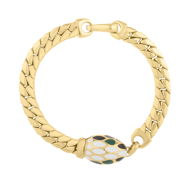 14K Le Serpent Curb Link Bracelet