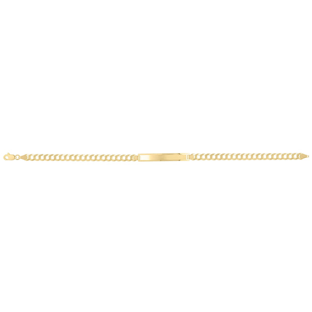 14K 4.7mm Curb ID Bracelet