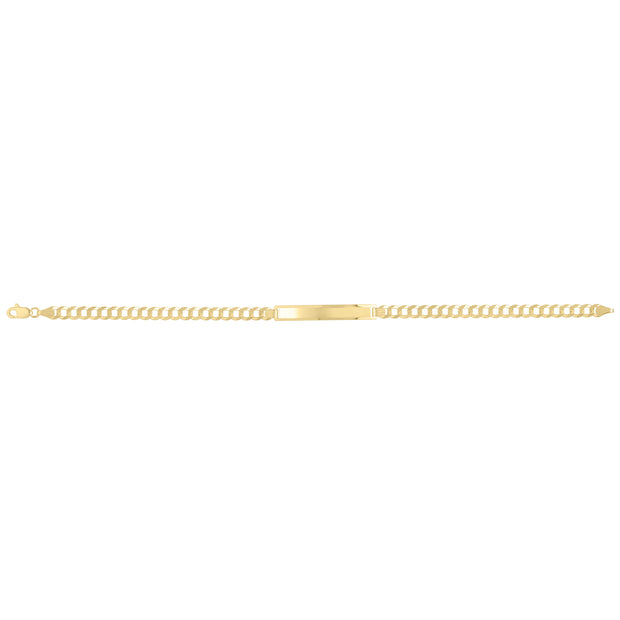 14K 4.7mm Curb ID Bracelet