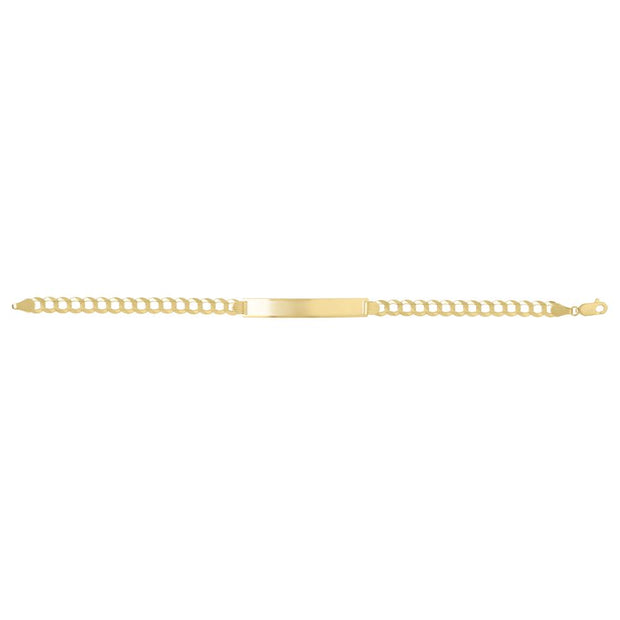 14K 5.7mm Curb ID Bracelet