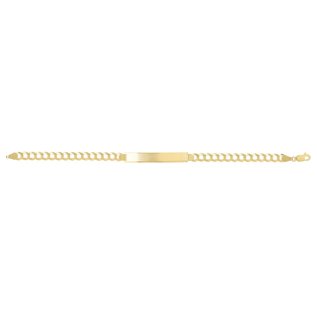 14K 5.7mm Curb ID Bracelet