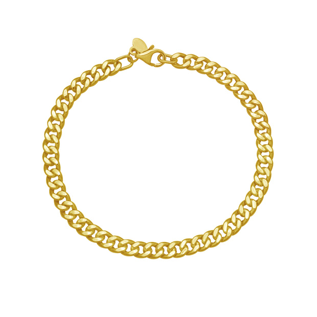 14K Petite Faceted Cuban Link Chain