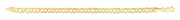 14K Gold Small Double Link Charm Bracelet