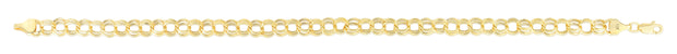 14K Gold Large Charm Bracelet