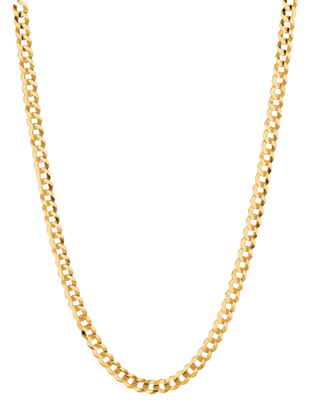 14K Gold 4.7mm Comfort Curb Chain