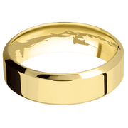 14K Yellow Gold with Polish , Polish Finish