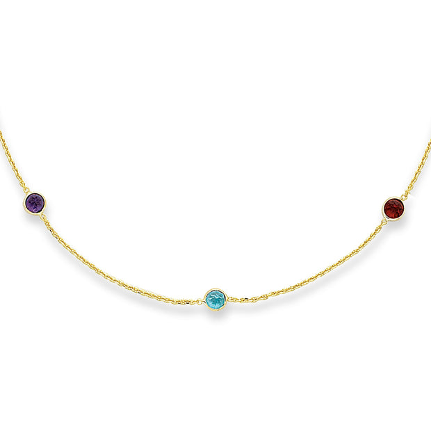 14K Gold Semi-Precious Necklace