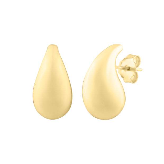 14K Small Raindrop Studs