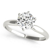 6 prong Round Solitaire
