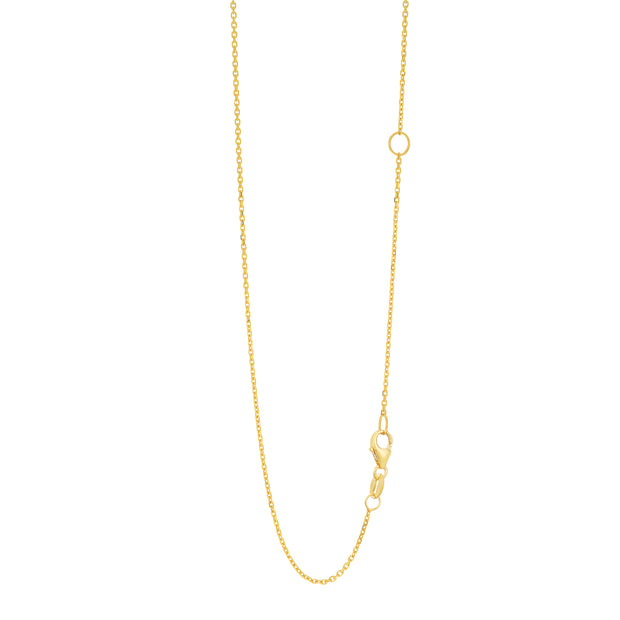 14K Gold 1.1mm Extendable Chain