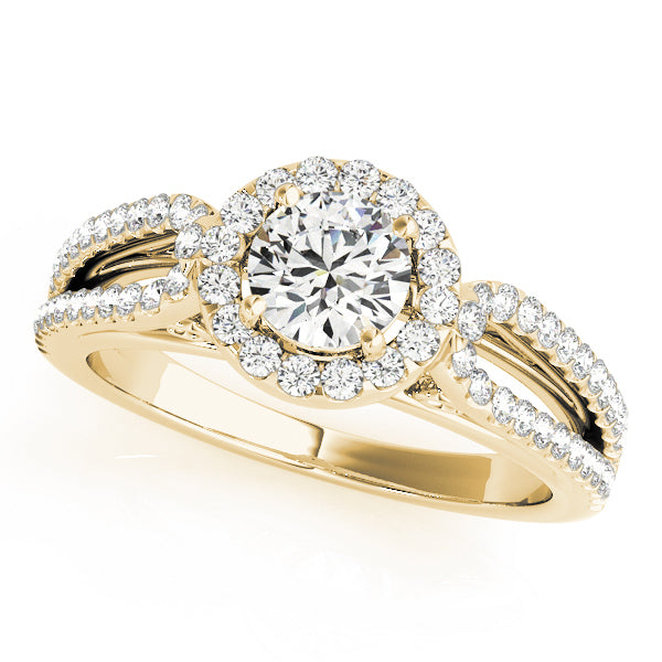 Halo Diamond Engagement Ring