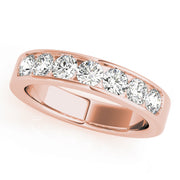 Rose Gold 0.14 CT Diamond Wedding Band