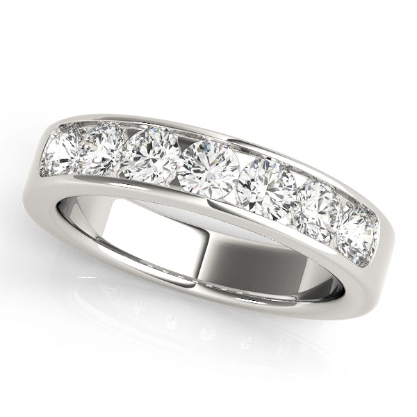 14K White Gold 1/8 ct tw Diamond Wedding Ring