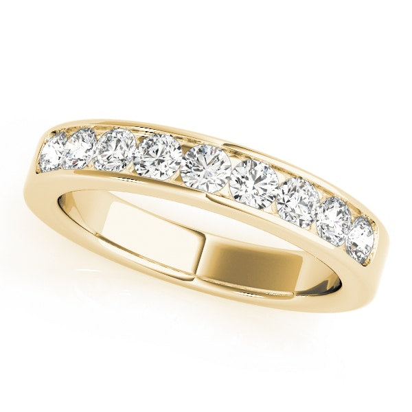 18K Yellow Gold 1/5 ct tw Diamond Wedding Ring