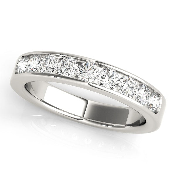 18K White Gold 1/5 ct tw Diamond Wedding Ring