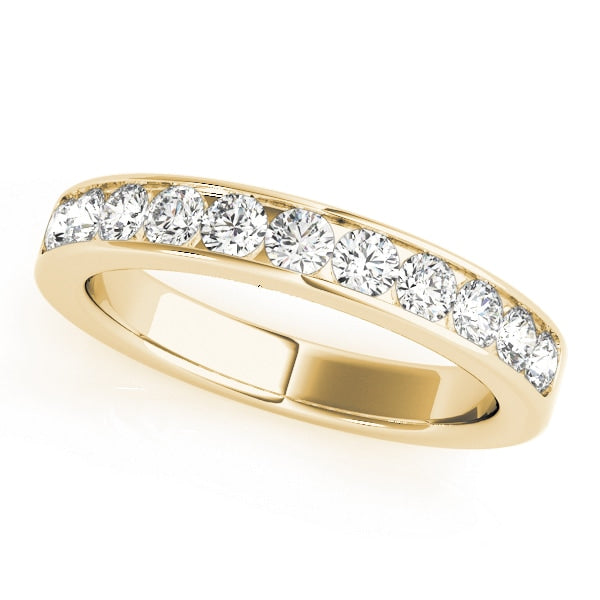 18K Yellow Gold 1/5 ct tw Diamond Wedding Ring
