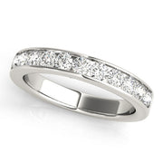 14K White Gold 1/5 ct tw Diamond Wedding Ring