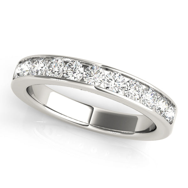 Multi-Diamond 14K Gold Wedding Ring