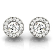 Halo Diamond Earring