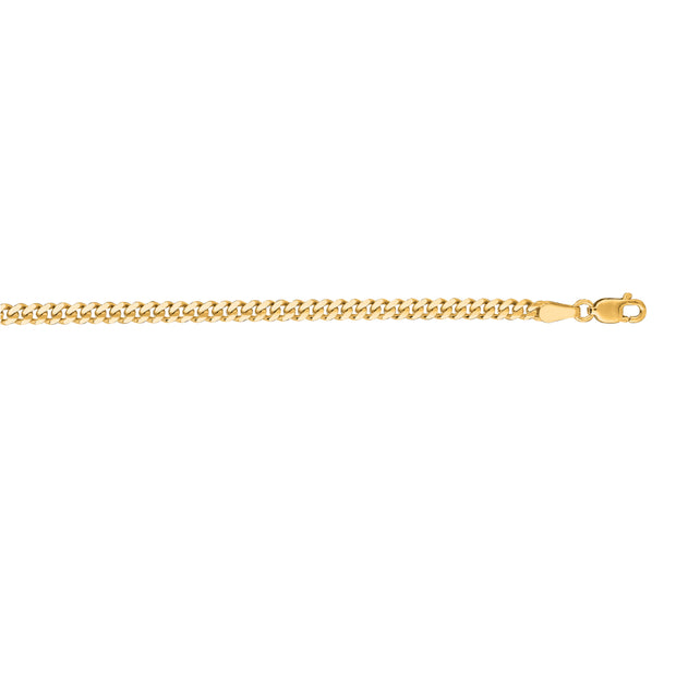 14K 3.3mm Gourmette Chain