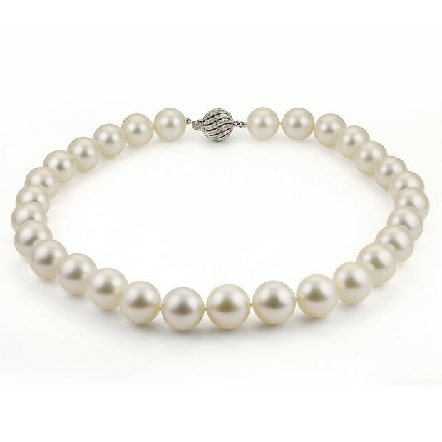 14KT White Gold White South Sea Pearl Necklace