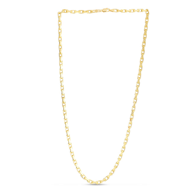 14K 3.6mm French Cable Chain