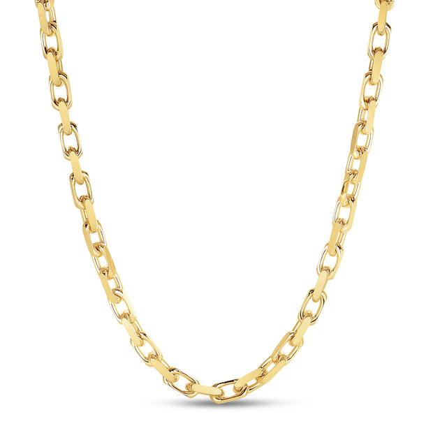 14K Gold 24"" 6.1mm French Cable Chain