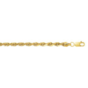 14K Gold 4mm Lite Rope Chain
