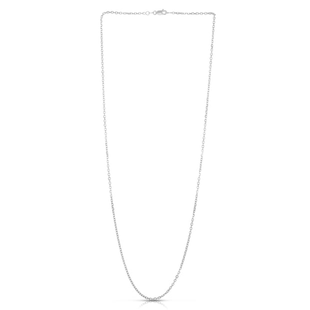 18K Gold 1.9mm Diamond Cut Cable Chain