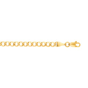 14K Gold 7"" 4.4mm Lite Curb Chain