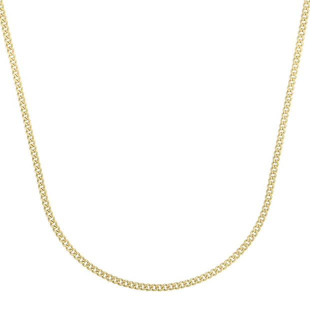 14K Gold 2.8mm Light Gourmette Chain