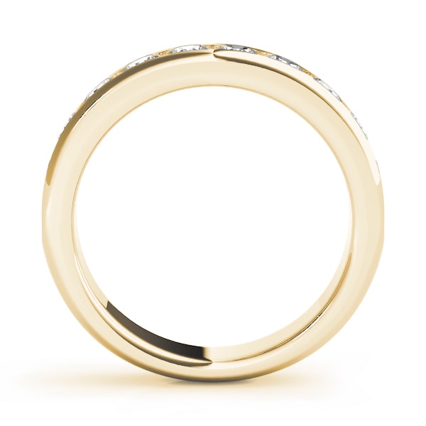 18K Yellow Gold 1/5 ct tw Diamond Wedding Ring