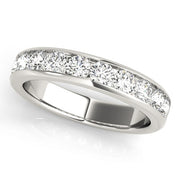 18K White Gold 1/5 ct tw Diamond Wedding Ring