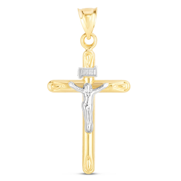 14K Gold Medium Crucifix Cross