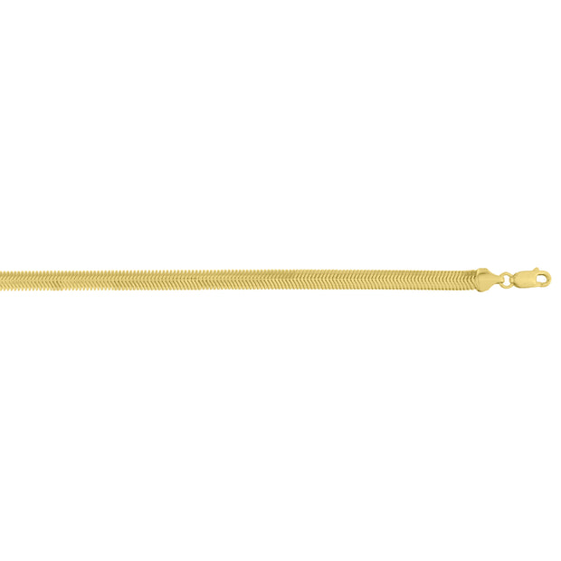 14K 5.3mm Oval Snake Chain
