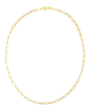 14K 3.5mm Paperclip Chain