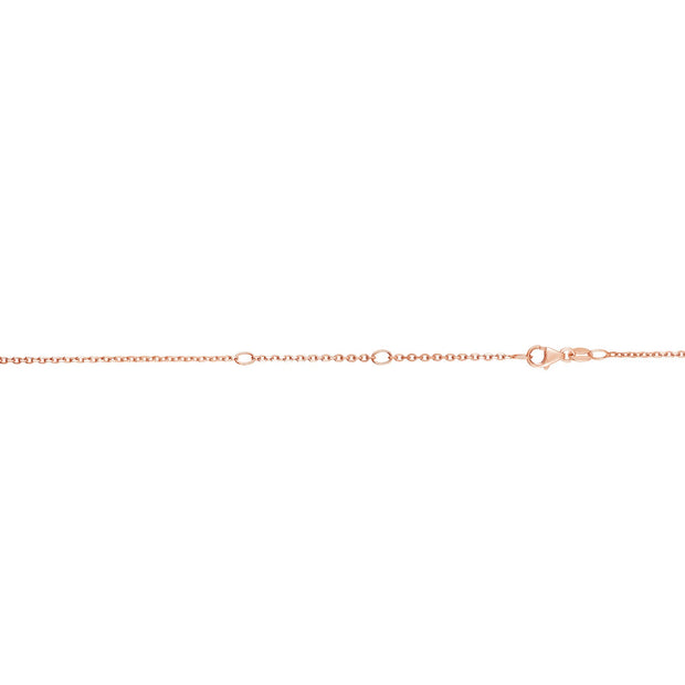 14K Gold 1.2mm Double Extendable Cable Chain