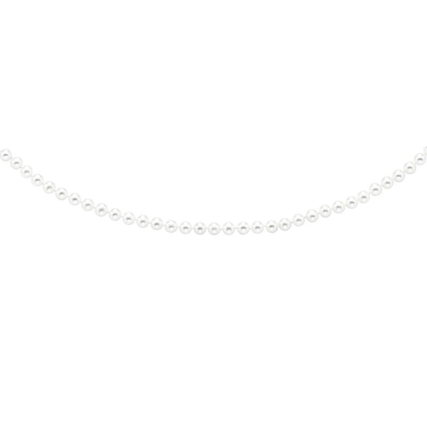 14K Gold 6.0-6.5MM Pearl Strand Necklace