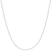 Platinum 1.1mm Diamond Cut Cable Chain