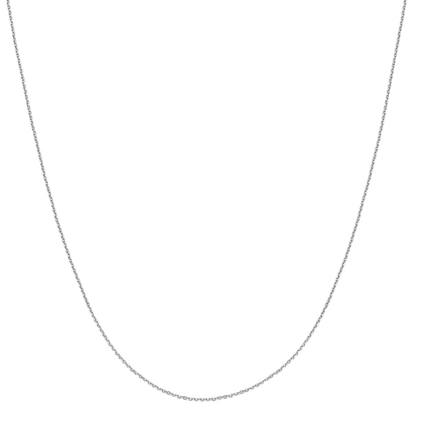 Platinum 1.1mm Diamond Cut Cable Chain