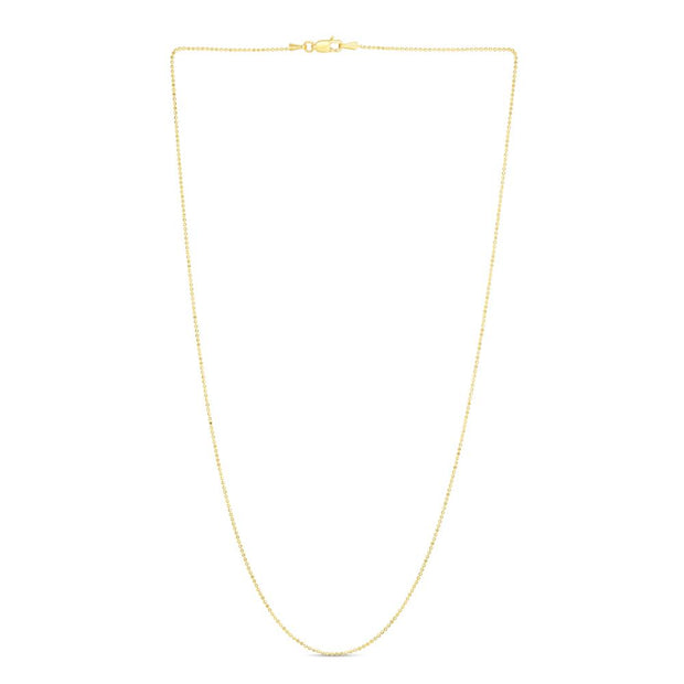14K Gold 2.5mm Bead Chain