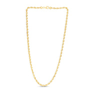 14K 4.3mm Silk Rope Chain