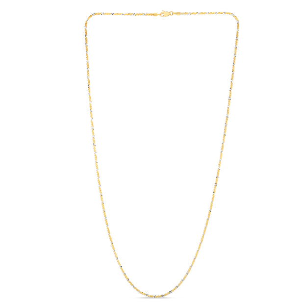 14K Gold 1.5mm Sparkle Chain