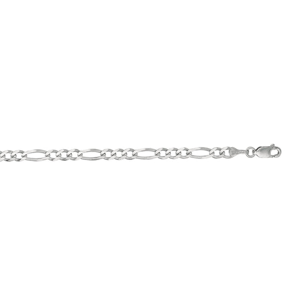 14K Gold 3.8mm Figaro Chain