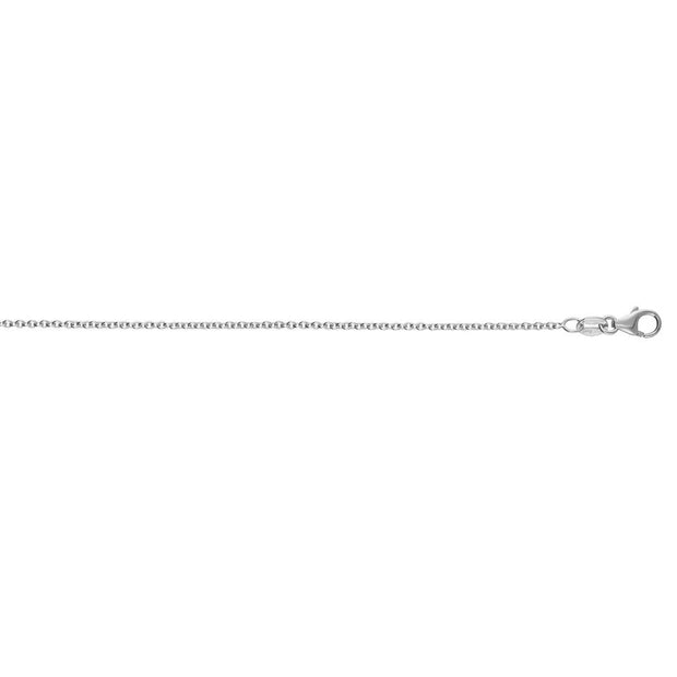 14K 2.4mm Round Cable Chain
