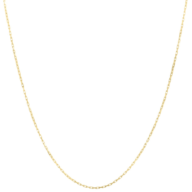 10K Gold 1.3mm French Cable Chain
