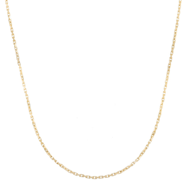 10K Gold 1.9mm French Cable Chain