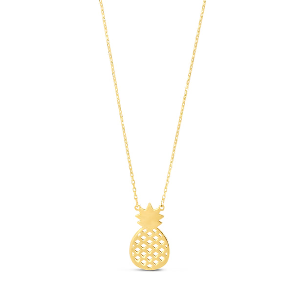 10K Pineapple Necklace