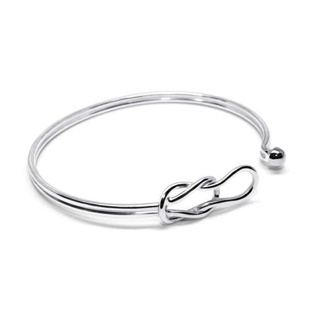 Fish Hook Bracelet made in Sterling Silver with Yellow Gold – Nasr Jewelers