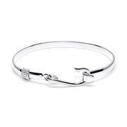Fish Hook Bracelet made in Sterling Silver